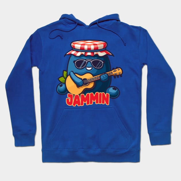 Blueberry Jammin Hoodie by MoDesigns22 